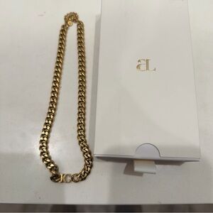 Abbott Lyon Gold Initial Choker Necklace